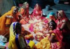 Karva Chauth: राजस्थान के बारां मे सामूहिक रूप से महिलाओं ने करवा चौथ का पर्व मनाया