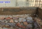 रमसा के द्वारा दी गई बिल्डिंग की डीपीसी में मिलावट का ग्रामीणों ने लगाया आरोप