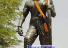 राणा पूंजा भील मूर्ति अनावरण हेतु सहयोग राशि सौपते हुए देते हुए भील समाज के लोग पिपली अहिरान
