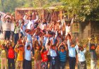 पूर्व छात्रसंघ अध्यक्ष करौली के नेतृत्व मे मनेमा के विधालय पर जड़ा तला