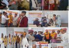 जीवन ज्योति फांउण्डेशन के तत्त्वावधान में हुआ पांचवा निःशुल्क नेत्र जाँच एवं परामर्श शिविर का आयोजन