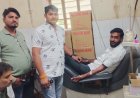 भीम आर्मी जिला अध्यक्ष ने जीवन का 14 वां रक्तदान कर बचाई एक साल की बच्ची की जान