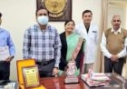 डी.ई.आई.सी. सेंटर दमोह को सर्वश्रेष्ठ सेवा संचालन के लिए राज्य स्तर पर किया गया सम्मानित