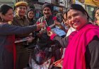 परिवहन विभाग द्वारा नुक्कड़ नाटक मंचन कर दिया सड़क सुरक्षा का संदेश
