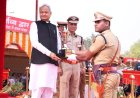 सूरौठ निवासी प्रशिक्षु डीएसपी को मुख्यमंत्री ने स्वॉर्ड ऑफ ऑनर पुरस्कार से किया सम्मानित