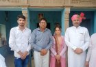 विधायक अमर सिंह जाटव पहुंचे पत्रकार श्यामसुंदर वर्मन के गांव