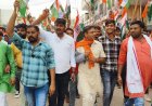 करौली में भाजपा नेता राजाराम गुर्जर के नेतृत्व में हर घर तिरंगा अभियान के तहत् निकाली गई रैली