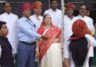 उपखंड स्तरीय स्वतंत्रता दिवस समारोह धूमधाम के साथ मनाया एवं महाराणा प्रताप की मूर्ति का अनावरण