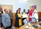 सेवानिवृत्ति पर अजमेर सम्भागीय आयुक्त मीणा को दी भावभीनी विदाई