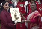 दिव्यकृति सिंह घुडसवारी में अर्जुन अवॉर्ड पाने वाली बनी पहली महिला, राष्ट्रपति ने दिया अवॉर्ड