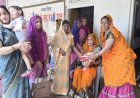 सूरौठ में आंगनवाड़ी केंद्र पर गोद भराई कार्यक्रम आयोजित
