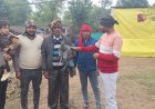सपोटरा : घायल मोर को भाजपा नेता ने जानवरों से बचाया, वन विभाग को किया सुपुर्द