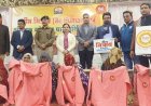 करौली ( राजस्थान ) । 500 सफाई कार्मिकों को गर्म वस्त्रों का किया वितरण