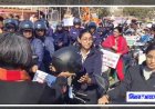 बेटी बचाओ, बेटी पढ़ाओ का संदेश देने के लिए बाइक रैली में शामिल हुई जिला कलेक्टर नम्रता वृष्णि