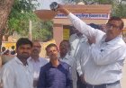 राजकीय उच्च प्राथमिक विद्यालय करई में पक्षियों को परिंडे बांधे और संकल्प लिया