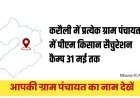 करौली : प्रत्येक ग्राम पंचायत स्तर पर पीएम किसान सैचुरेशन कैम्पों का आयोजन 31 मई तक