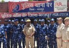 वैर और भुसावर में RAF का फ्लैग मार्च, आपात स्थितियों से निपटने की तैयारी