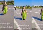 सोशल मीडिया पर वायरल हुआ महिला का वीडियो, हथियार लहराते हुए बोली – "यार का रुतबा जारी है"
