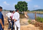 सपोटरा विधायक हंसराज मीना ने आडाडूंगर में जलभराव से क्षतिग्रस्त फसलों का किया निरीक्षण