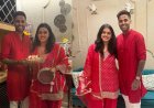 क्रिकेटर सूर्यकुमार यादव और पत्नी देविशा ने साथ मनाया करवा चौथ