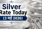 Silver Rate Today (3 मई 2026): चांदी की कीमतों में रिकॉर्ड उछाल, जानें दिल्ली, मुंबई और चेन्नई सहित देश के बड़े शहरों के ताज़ा भाव