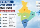 भारतीय मौसम अपडेट: १८ मई २०२६ को देश के मौसम में बड़ा विरोधाभास; उत्तर-मध्य भारत में भीषण लू (Heatwave) का कहर, तो पूर्वोत्तर और दक्षिण में प्री-मॉनसून बारिश का अलर्ट
