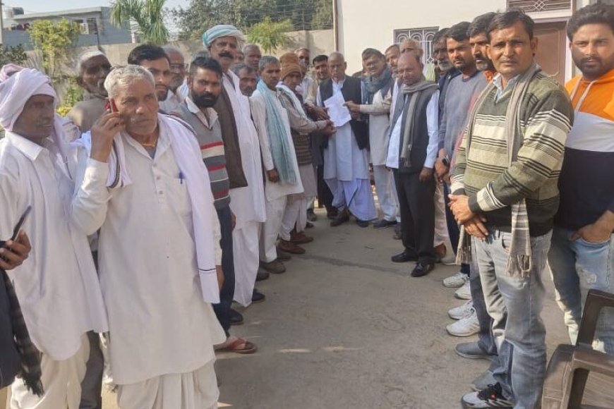 132 केवी बिजली स्टेशन स्थापित करवाने एवं सूरौठ में एईएन ऑफिस व कॉलेज खोलने की मांग को लेकर विधायक से मिला शिष्टमंडल