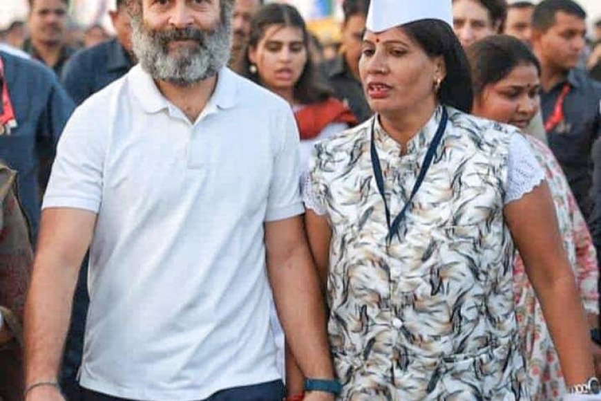 महिला कांग्रेस की प्रदेश महासचिव ने राहुल गांधी से की मुलाकात