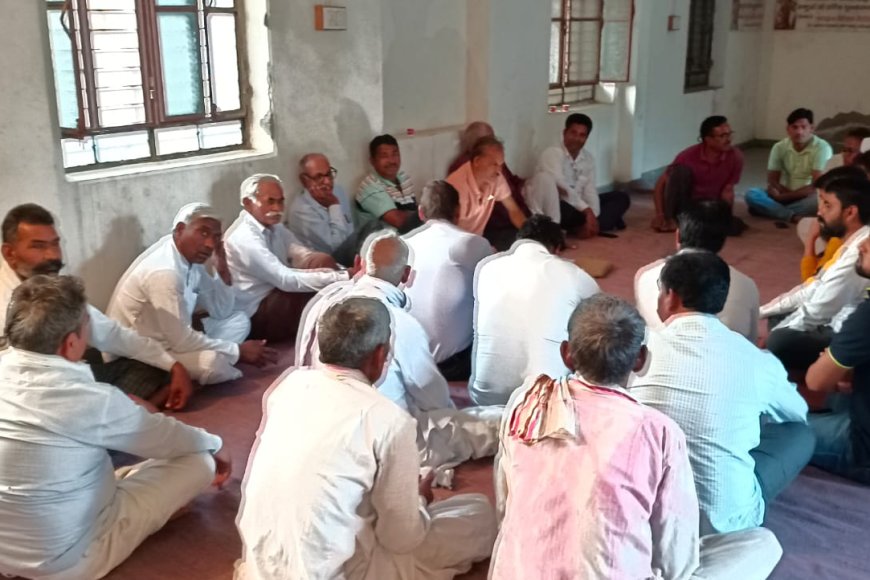 सूरौठ में चार दिवसीय गणगौर मेले की तैयारियों को लेकर सर्व समाज की बैठक आयोजित