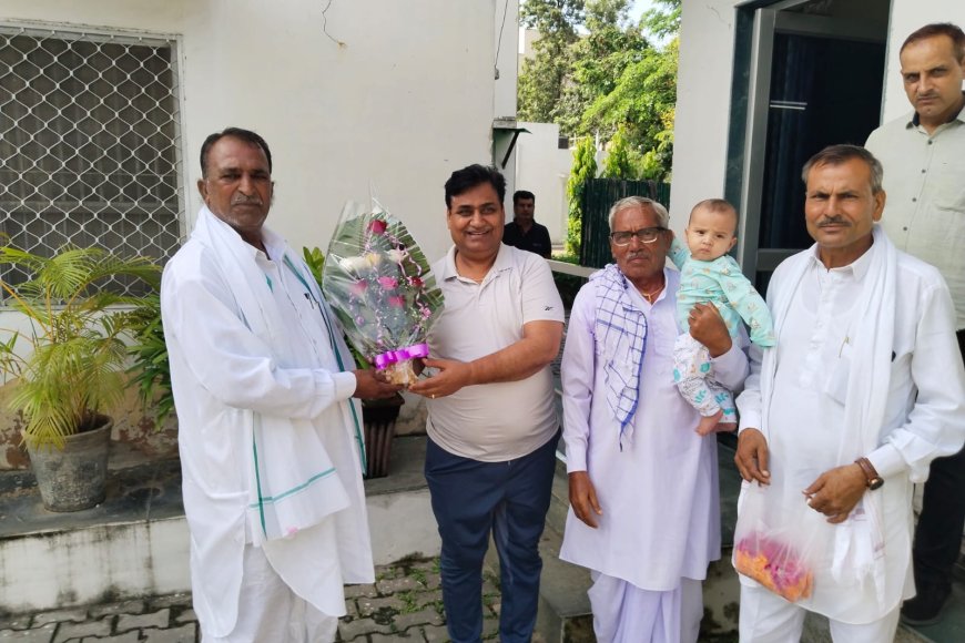 प्रदेश कांग्रेस अध्यक्ष डोटासरा से मिला शिष्टमंडल, करौली जिले का दिया फीड बैक