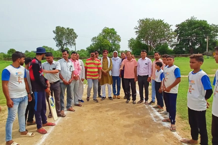 टेनिस बॉल प्रतियोगिता में रीझवास ने धुरसी को हराया