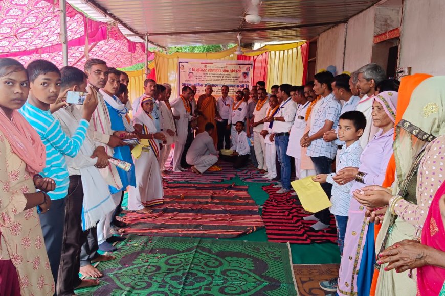 द बुद्धिस्ट सोसाइटी ऑफ इंडिया की एक दिवसीय मीटिंग सूरौठ के गांव खेडी हैवत में संपन्न
