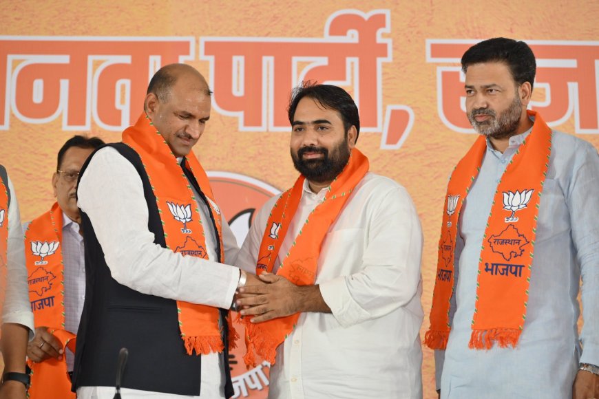 RLP को लगा एक ओर झटका,  पार्टी के प्रदेश प्रवक्ता ने RLP छोड़ भाजपा का साथ अपनाया