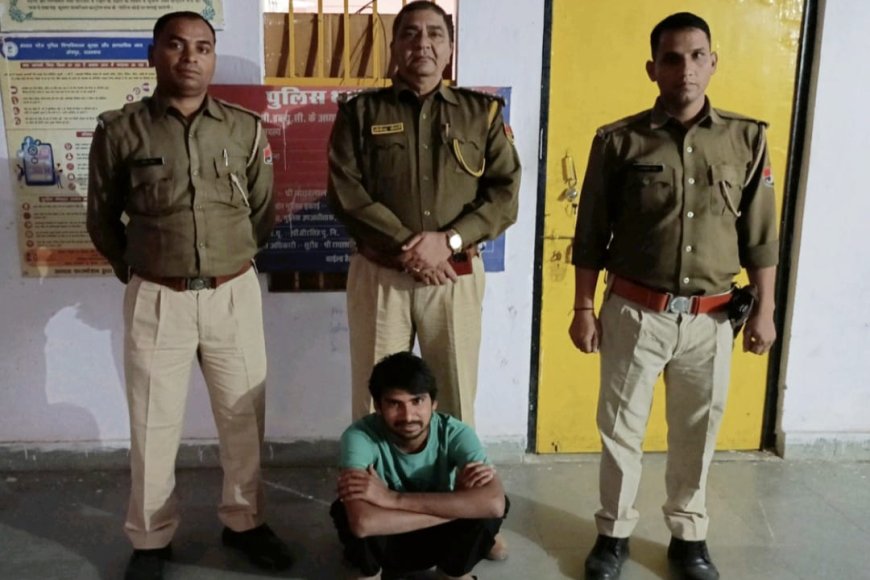 शराब तस्कर गिरफ्तार, अवैध शराब के 144 पव्वे बरामद