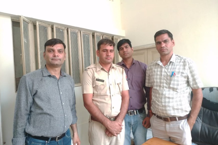 उदयपुर में पुलिस कानिस्टेबल 10 हजार रुपये रिश्वत लेते रंगे हाथों गिरफ्तार