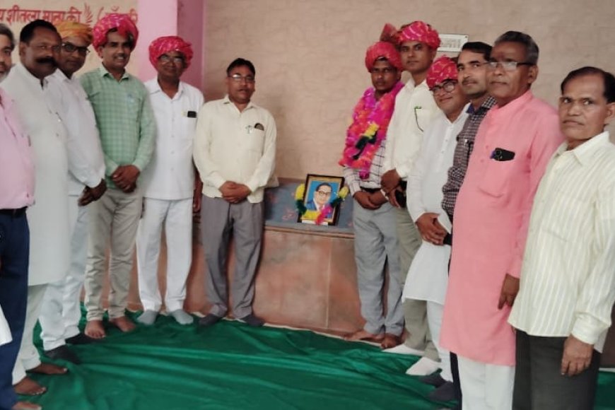 राजस्थान शिक्षक संघ अम्बेडकर के ब्लॉक अध्यक्ष बने कैलाश चंद जाटव