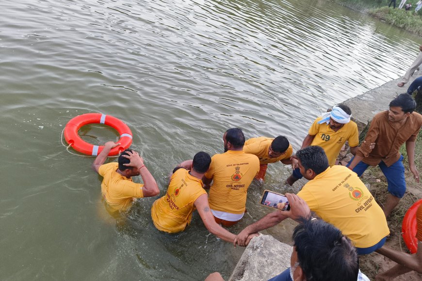 जगर नदी में किशोर की डूबने से मौत, 90 मिनट में सिविल डिफेंस की टीम ने किया रेस्क्यू