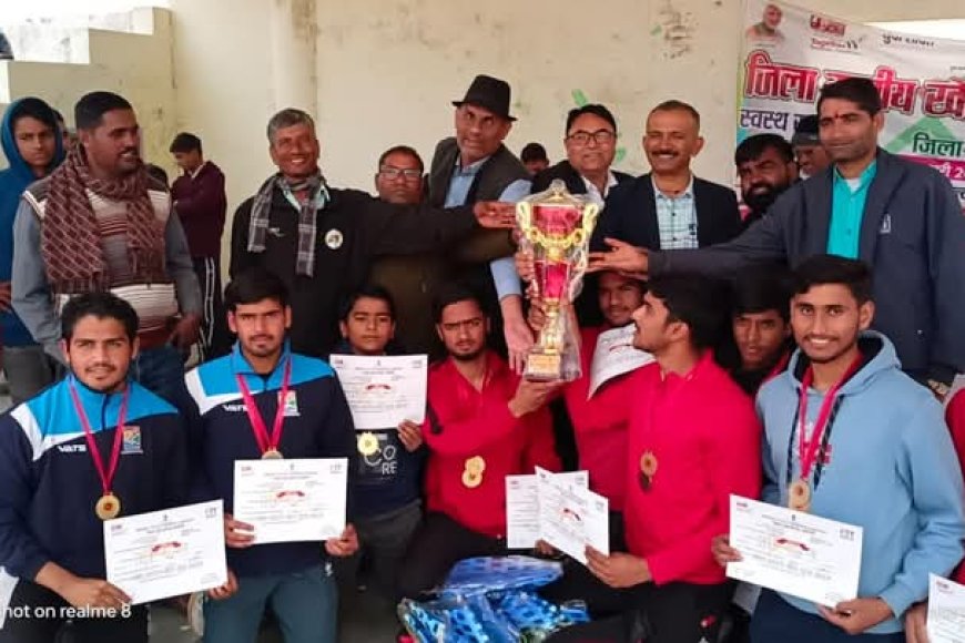 करौली : नेहरू युवा केंद्र में जिला स्तरीय प्रतियोगिता समापन समारोह मे विजेताओ को किया गया पुरुस्कार वितरण