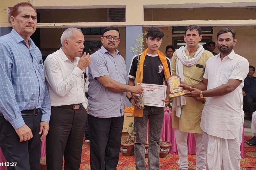सपोटरा में 131 प्रतिभाओं का सम्मान, आदिवासी मीणा विकास संस्थान की पहल
