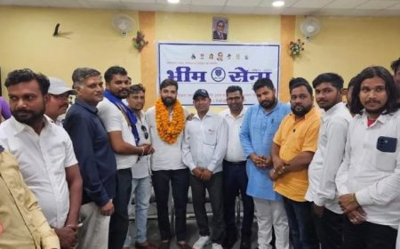 मजदूर दिवस पर भीम सेना का राष्ट्रीय प्रवक्ता बनाया हरिश कुंद्रा को, मजदूरो के हक़ो की लडा़ई लड़ी है