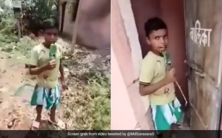 Viral News: छोटे बच्चे नें पत्रकार बनकर खोल दी सरकारी स्कूल की पोल