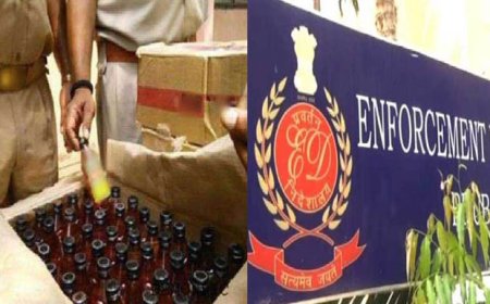 शराब घोटाले मामले में ED की दिल्ली के 25 ठीकानों पर छापेमारी