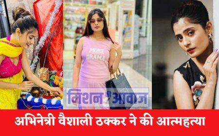 टीवी सीरियल की मशहूर अभिनेत्री वैशाली ठक्कर ने की आत्महत्या, पुलिस को मिला सुसाइड नोट