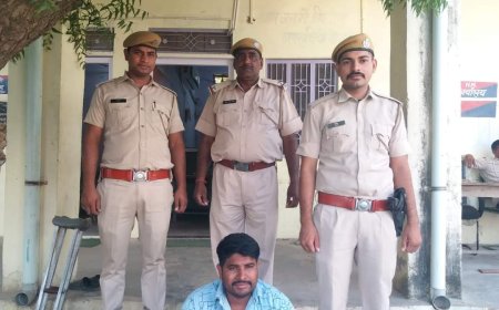 करौली: राजकार्य में बाधा उत्पन्न करने के मामले में आरोपी बंद हवालात