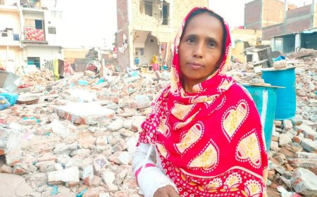 DDA ने बिना सूचना के किए 25 घर ध्वस्त,अब खाने को भी भटक रहे बेघर