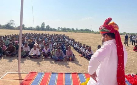 गरासिया एवं भील समाज क्रिकेट प्रतियोगिता का समापन समारोह आज किया गया