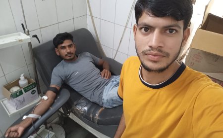 Karauli: रक्तदाता कमल ने अपने जीवनकाल का तीसरा स्वैच्छिक रक्तदान किया