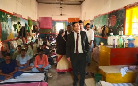 त्वरित और सुलभ न्याय के लिए न्यायपालिका के बढ़ते कदम, जिला न्यायधीश पहुंचे जेल, किया जेल का निरक्षण