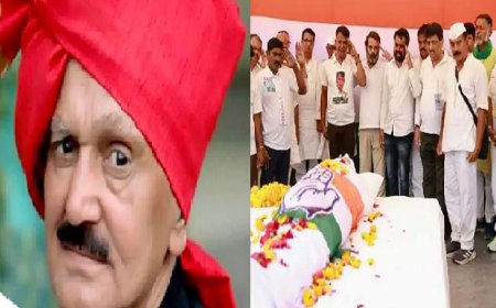 कांग्रेस की भारत जोड़ो यात्रा में तिरंगा लेकर चल रहे सेवादल के महासचिव का निधन