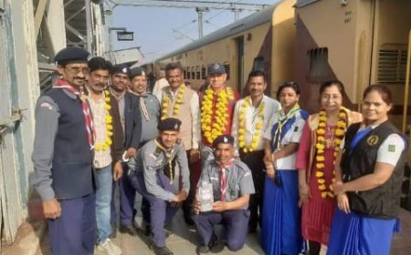 राज्य स्तरीय स्काउट गाइड में दमोह के 5 प्रतिभागियों ने भाग लिया